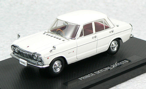 Ebbro 44236 PRINCE SKYLINE 2000GTB 1966 White 1/43 Scale (4526175442361)