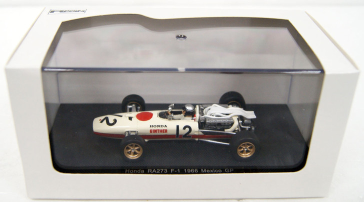 Ebbro 44262 Honda RA273 1966 Mexico GP No.12 (White) 1/43 Scale (4526175442620)