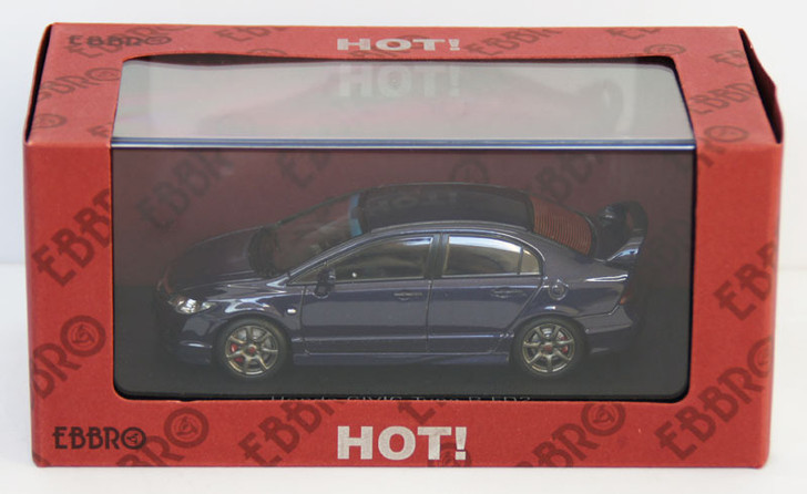 Ebbro 44295 Honda Civic Type R FD2 (Violet) 1/43 Scale (4526175442958)