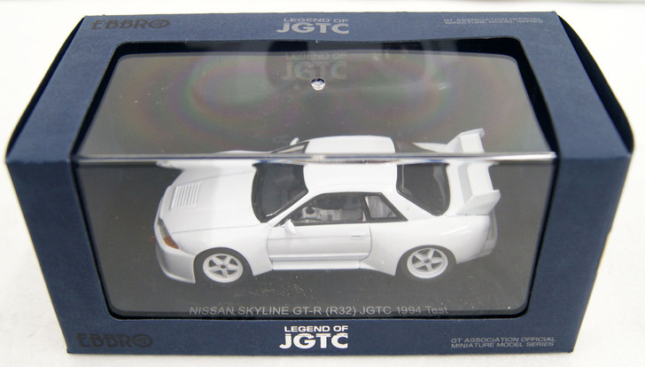 Ebbro 44306 Nissan Skyline GT-R R32 JGTC 1994 Test Car (White) 1/43 Scale