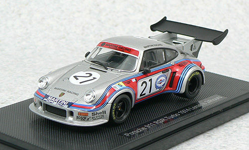 Ebbro 44307 PORSCHE 911 RSR TURBO LE MANS 1974 #21 1/43 Scale (4526175443078)