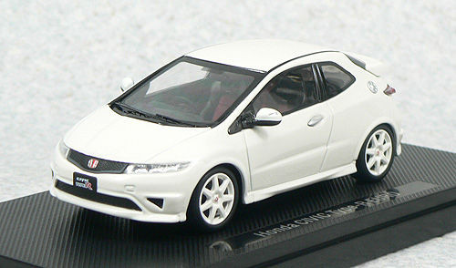 Ebbro 44309 HONDA CIVIC TYPE-R EURO Japan White 1/43 Scale (4526175443092)