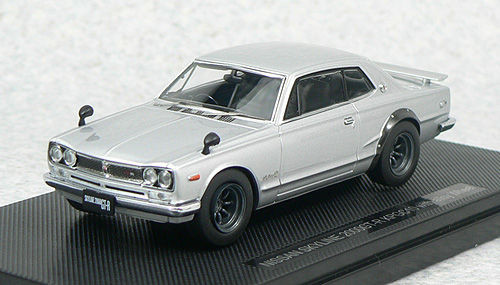 Ebbro 44311 NISSAN SKYLINE GT-R KPGC10 Silver 1/43 Scale (4526175443115)