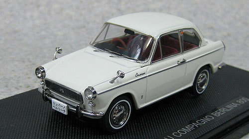 Ebbro 44337 Daihatsu Compagno Berlina (White) 1/43 Scale (4526175443375)