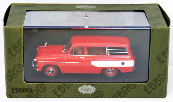 Ebbro 44340 Toyopet Masterline Light Van 1959 (Red) 1/43 Scale (4526175443405)