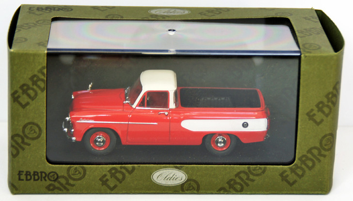 Ebbro 44344 Toyopet Masterline Pick Up 1959 (Red) 1/43 Scale (4526175443443)