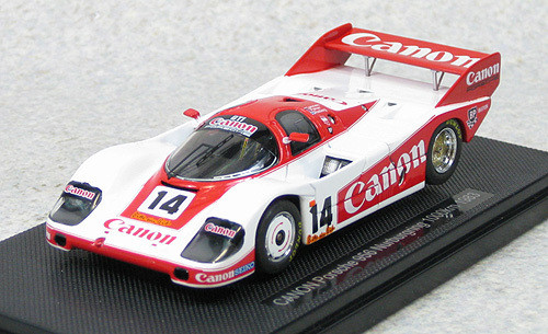 Ebbro 44360 Canon Porsche 956 1983 Nurburgring 1000km (White/Red) 1/43 Scale (4526175443603)