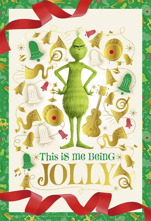 Yanoman Jigsaw Puzzle 03-895 Grinch This is me being jolly (300 Pieces)