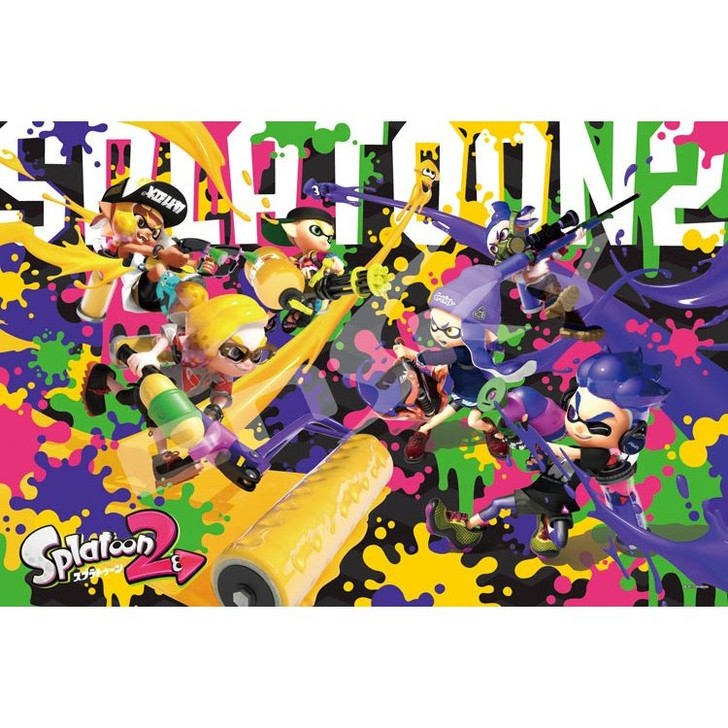 Ensky Art Crystal Jigsaw Puzzle 1000-AC014 Splatoon 2 Gachi Battle (1000 Pieces)