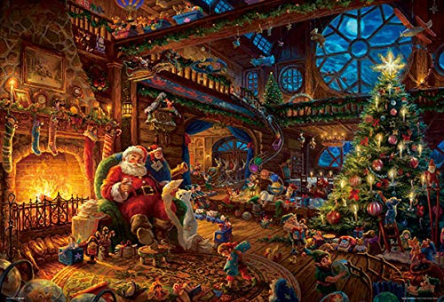 Beverly Jigsaw Puzzle 31-489 Thomas Kinkade Santa Workshop (1000 Pieces)