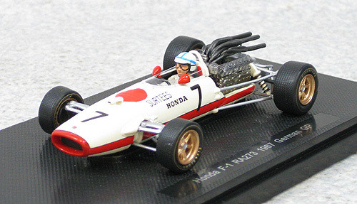Ebbro 44387 Honda RA273 1967 German GP No.7 (White) 1/43 Scale (4526175443870)