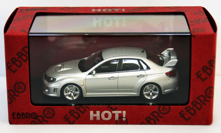 Ebbro 44396 Subaru Wrx Sti (Silver) 1/43 Scale (4526175443962)