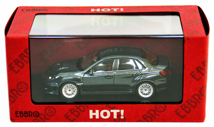 Ebbro 44398 Subaru WRX Sti A-Line (Gray) 1/43 Scale (4526175443986)