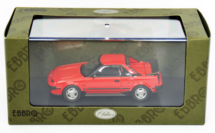 Ebbro 44403 Toyota MR-2 1984 (Red) 1/43 Scale (4526175444037)