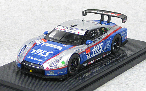 Ebbro 44428 HIS Advan Kondo GT-R Super GT500 2010 Sepang No.24 (Blue/Silver) (4526175444280)