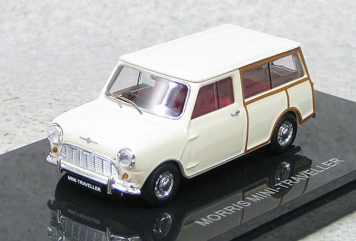 Ebbro 44499 Morris Mini Traveller (White) 1/43 Scale (4526175444990)