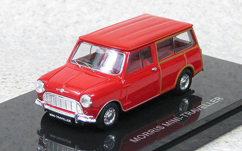 Ebbro 44500 Morris Mini Traveller (Red) 1/43 Scale (4526175445003)