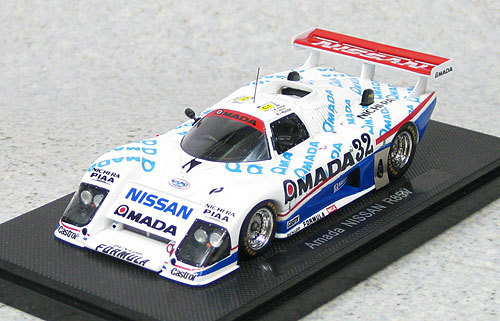 Ebbro 44508 Amada Nissan R85V (White/Blue) 1/43 Scale (4526175445089)