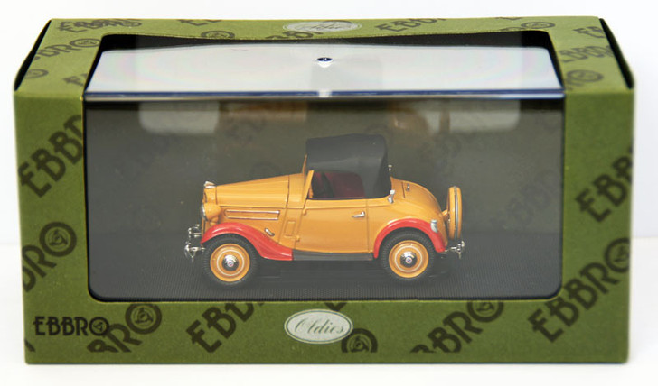 Ebbro 44536 Datsun 17 Roadstar 1938 (Brown) 1/43 Scale (4526175445362)