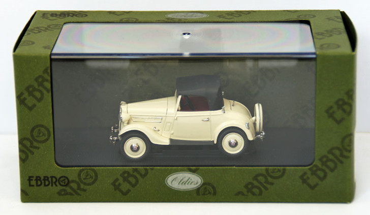 Ebbro 44537 Datsun 17 Roadstar 1938 (Ivory) 1/43 Scale (4526175445379)