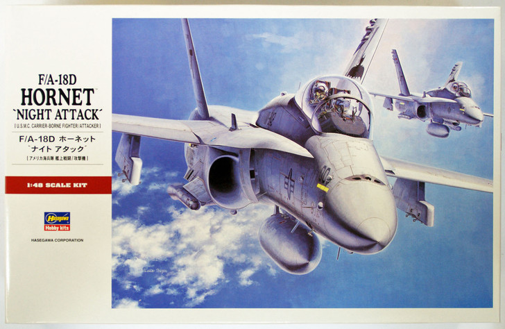 Hasegawa PT03 F-18D Hornet Night Attack 1/48 Scale Kit - Plaza Japan
