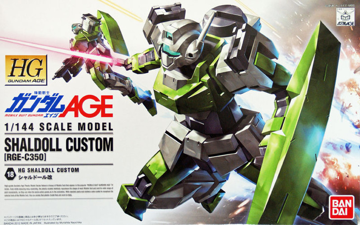 Bandai Gundam HG AGE-18 AGE-2 SHALDOLL CUSTOM (RGE-C350) 1/144 Scale Kit (4573102628275)
