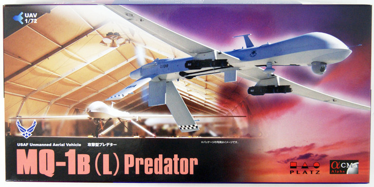 Platz AC-3 USAF Unmanned Aerial Vehicle MQ-1B (L) Predator 1/72 Scale Model Kit