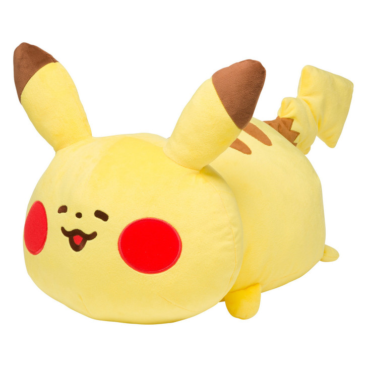 Pokemon Center Original Plush Doll Cushion Yurutto Pikachu 1215