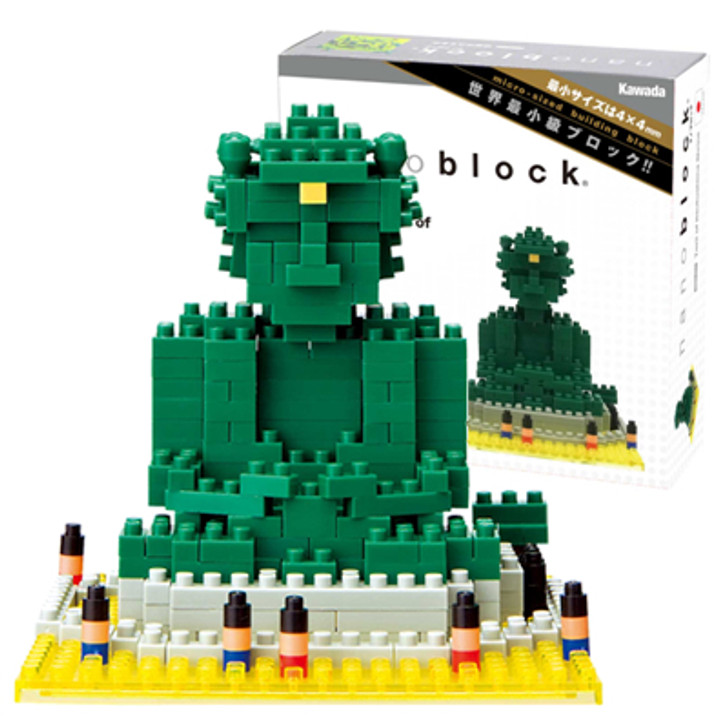 ★nanohana★ Kawada NBH-021 nanoblock Great Buddha of Kamakura - Plaza Japan