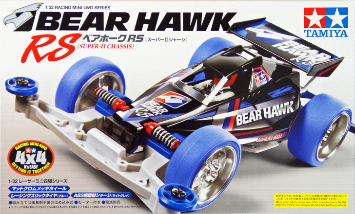 Tamiya 18080 Mini 4WD Bear Hawk RS Super-II 1/32| PlazaJapan