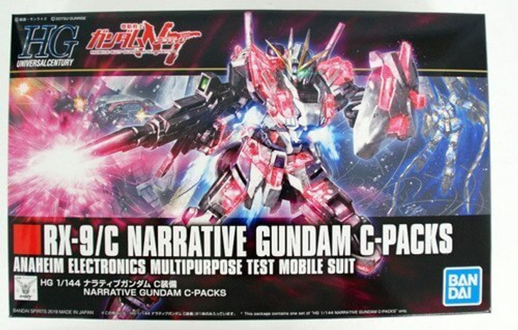 Bandai HGUC 222 GUNDAM Narrative Gundam C-Packs 1/144 Scale Kit