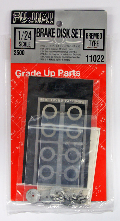 Fujimi Dup17 110226 Detail Up Series Brake Disc Set (Brembo Type) 1/24 scale (4968728110226)