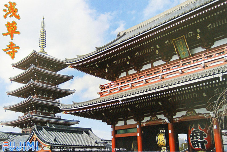 Fujimi Tatemono-20 Tokyo Asakusa Temple non-Scale Kit (4968728500621)
