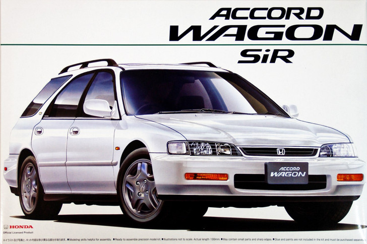 Aoshima 02773 Honda Accord Wagon SiR (CF-2) 1/24 Scale Kit - Plaza