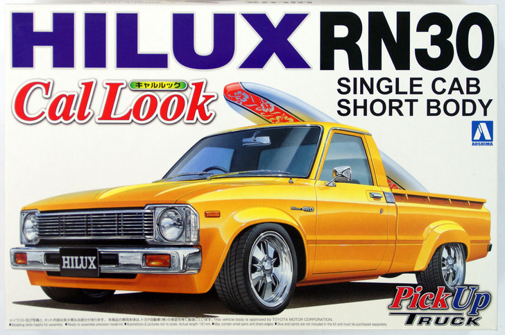 Aoshima 27783 Toyota Hilux RN30 Cal Look (Pick Up Truck) 1/24 Scale Kit (4905083027783)