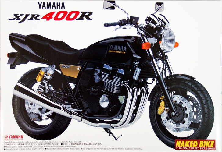 Aoshima Naked Bike 21 Yamaha XJR 400R 1/12 Scale Kit (4905083043226)