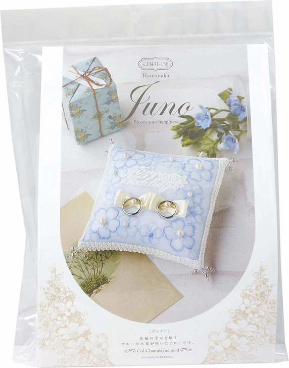 Hamanaka H431-156 Wedding Kit Juno Ring Pillow Floret