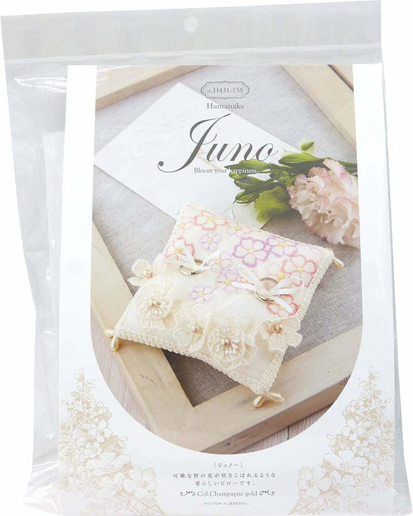 Hamanaka H431-158 Wedding Kit Juno Ring Pillow Flower Garden