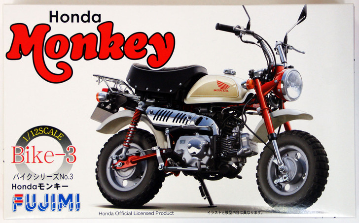 Fujimi Bike-SP Honda Monkey DX with Etching Parts 1/12 Scale Kit (4968728141282)