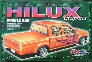 Aoshima 31773 Toyota Hilux Double Cab Graphics (Pick Up Truck) 1/24 Scale Kit (4905083031773)