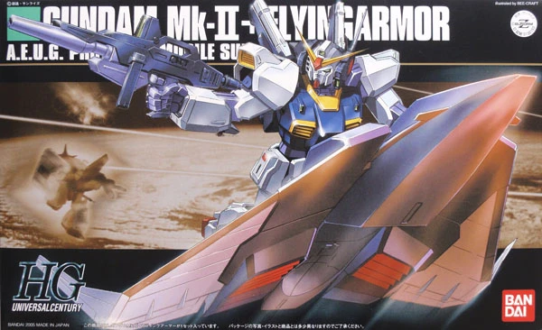 Bandai HGUC 053 Gundam Mk-II + FLYINGARMOR 1/144 Scale Kit