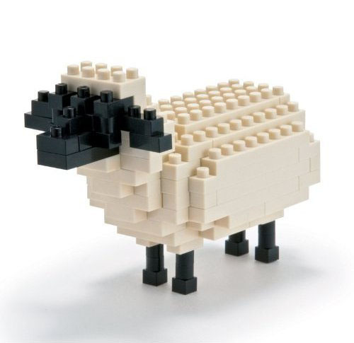 Kawada NBC-054 nanoblock Sheep (4972825142967)