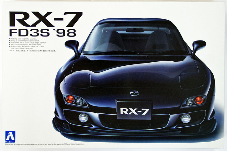 Aoshima 48955 Mazda RX-7 (FD3S) 1998 1/24 Scale Kit