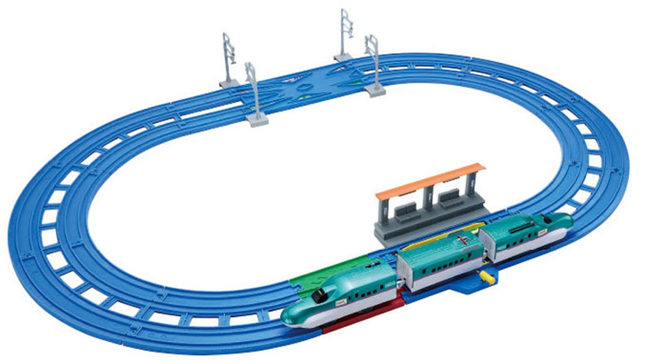 Takara Tomy Pla-Rail Plarail Shinkansen E5 Hayabusa Basic Set (Starter Set)