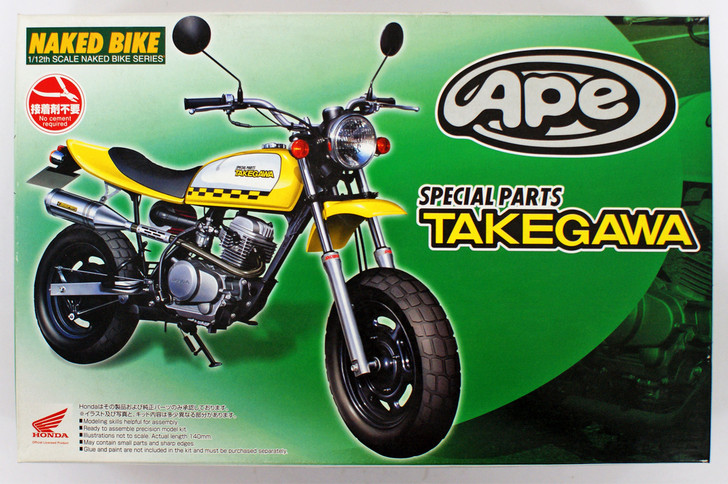 Aoshima Naked Bike 59 48993 Honda APE Takegawa Custom Version 1/12 Scale Kit (4905083048993)