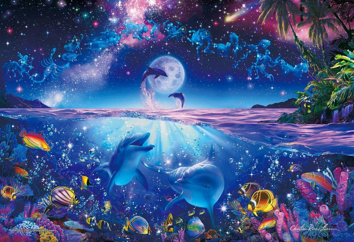 Epoch Jigsaw Puzzle 28-325 Lassen Glowing Puzzle Wish Upon a Star (300 Pieces)