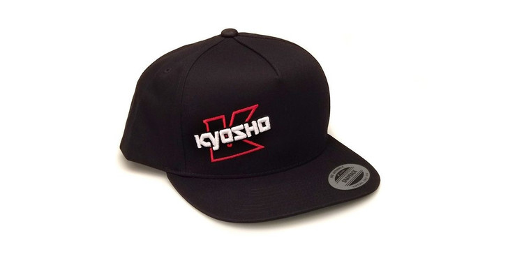 Kyosho KYS014BK Kyosho SnapBack Black Bill Cap