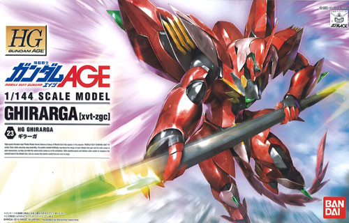 Bandai Gundam HG AGE-23 GHIRARGA (xvt-zgc) 1/144 Scale Kit (4543112757159)