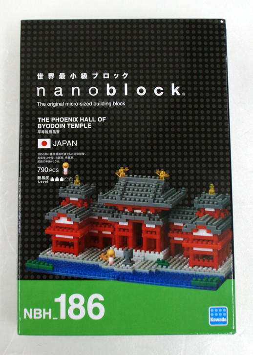 Kawada NBH-186 nanoblock Byodo-In Temple