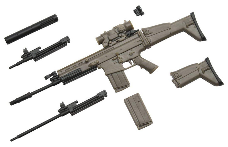 Tomytec LA003 Military Series Little Armory SCAR-H Type 1/12 Scale Plastic Model Kit